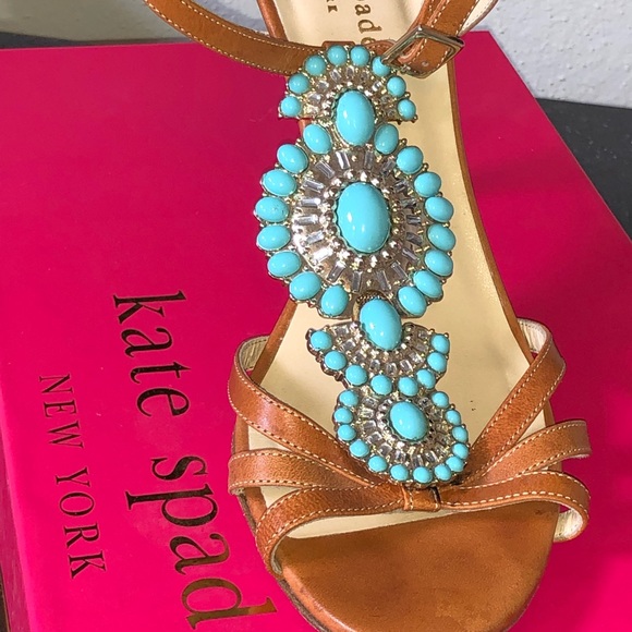 Kate Spade jeweled heels - Picture 2 of 8